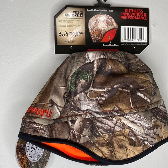 Men’s M/L Reversible Hunting Warm Hat Huntworth Realtree - Picture 2 of 2